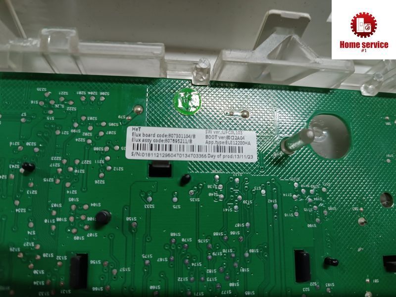 Б/У Модуль індикації пральної машини Electrolux 807301104/B, 807695211/B. +перемикач режимів (як на фото) 2958*E фото